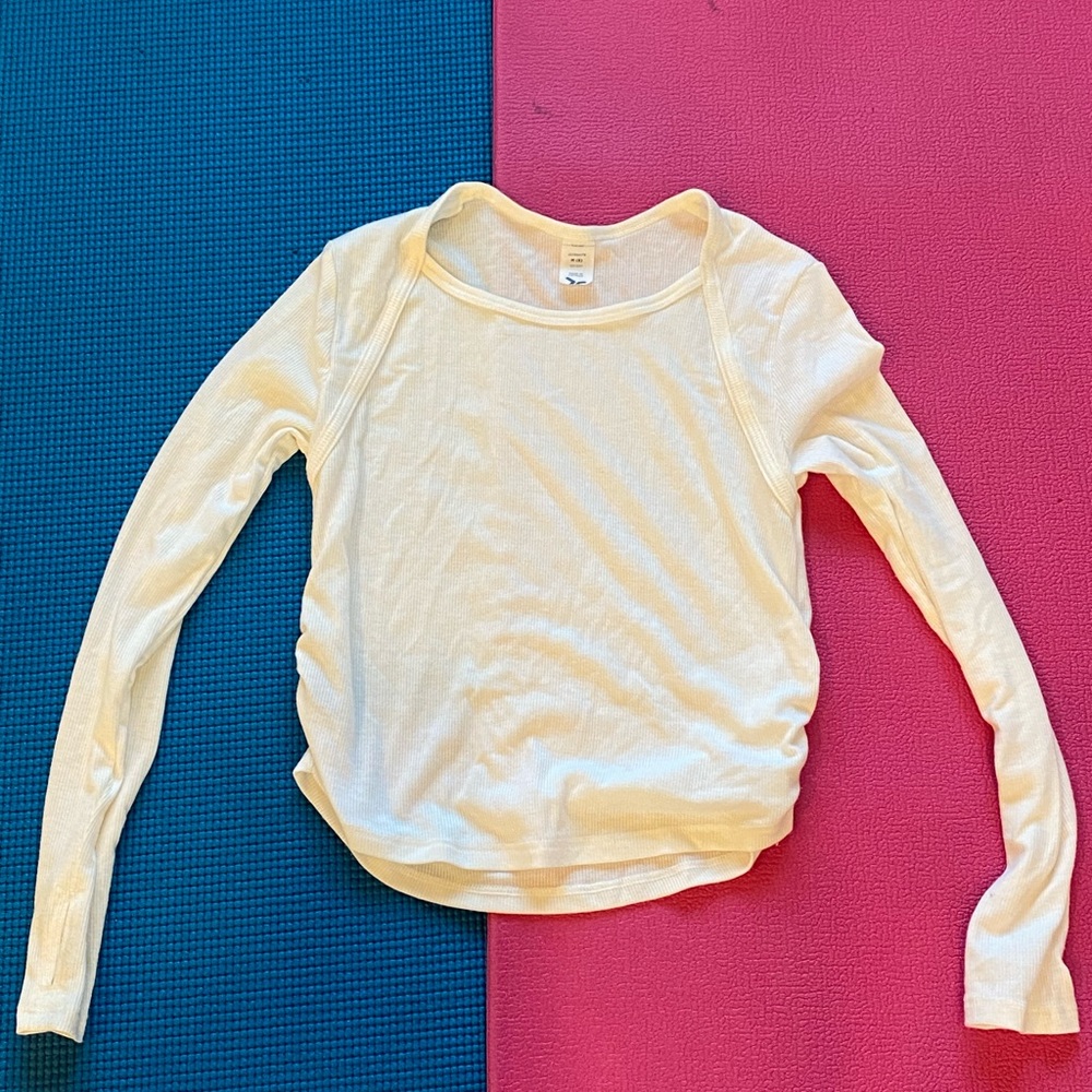 White Long Sleeve Top